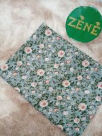 Gray Green with folowers Bana Dora Lawn 2-piece unstitch suit