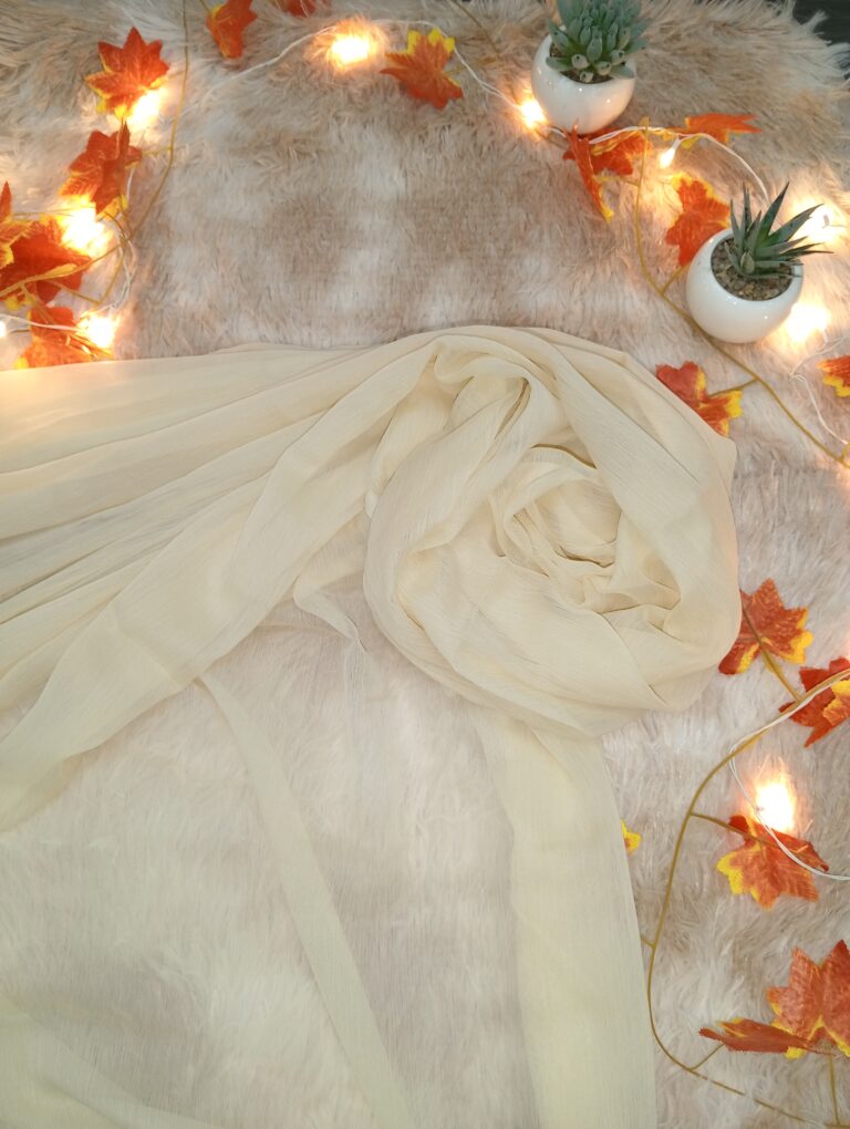 Wrap yourself in elegance with our Zene Chiffon Dupatta — a timeless accessory crafted from ultra-soft, lightweight chiffon. Its breathable fabric drapes beautifully, adding a graceful touch to any outfit. This dupatta promises unmatched comfort and effortless style, perfect for everyday wear and special occasions.
