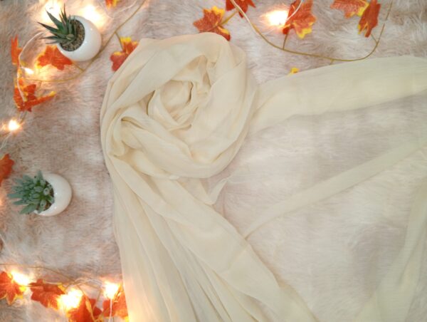 Wrap yourself in elegance with our Zene Chiffon Dupatta — a timeless accessory crafted from ultra-soft, lightweight chiffon. Its breathable fabric drapes beautifully, adding a graceful touch to any outfit. This dupatta promises unmatched comfort and effortless style, perfect for everyday wear and special occasions.