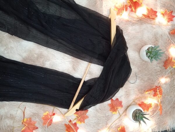 Wrap yourself in elegance with our Zene Chiffon Dupatta — a timeless accessory crafted from ultra-soft, lightweight chiffon. Its breathable fabric drapes beautifully, adding a graceful touch to any outfit. This dupatta promises unmatched comfort and effortless style, perfect for everyday wear and special occasions.