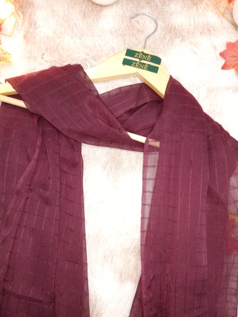 Wrap yourself in elegance with our Zene Chiffon Dupatta — a timeless accessory crafted from ultra-soft, lightweight chiffon. Its breathable fabric drapes beautifully, adding a graceful touch to any outfit. This dupatta promises unmatched comfort and effortless style, perfect for everyday wear and special occasions.