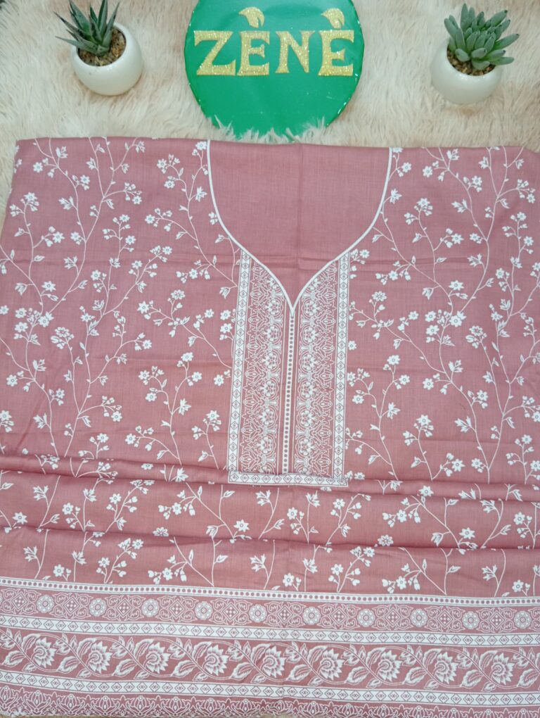 3-piece unstitch lawn dress
