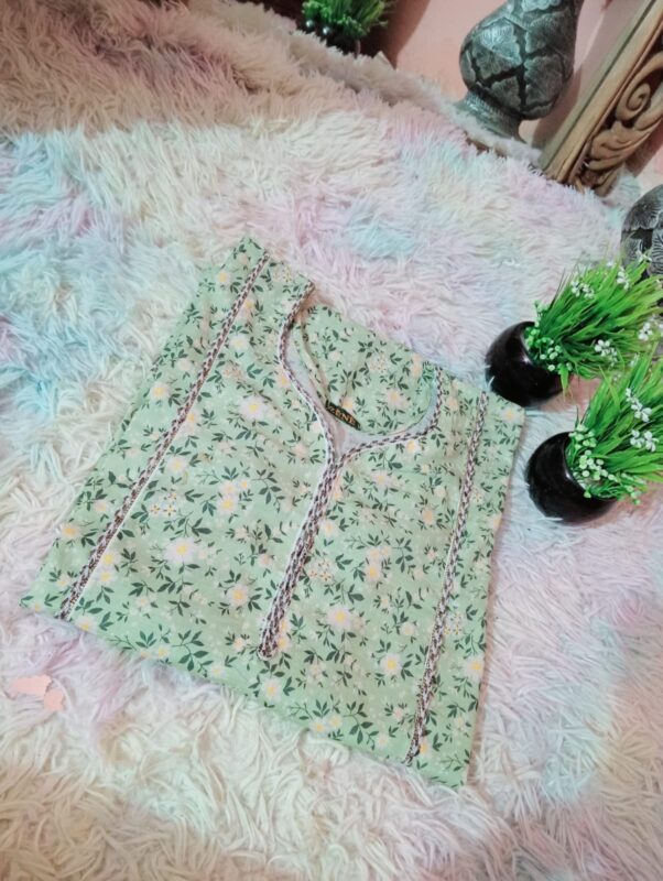 Light Green lawn Kurta