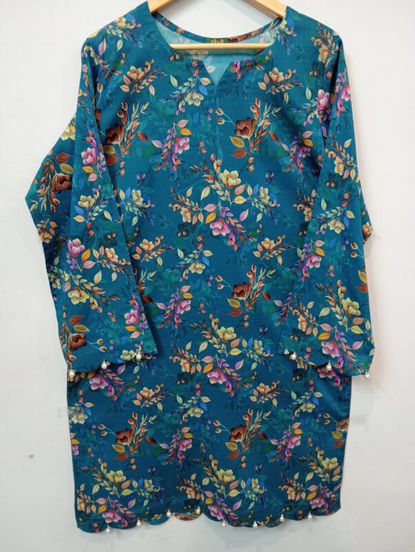 3 piece blue stitch dress