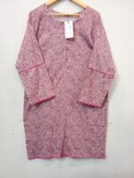2 piece pink allover stitch dress
